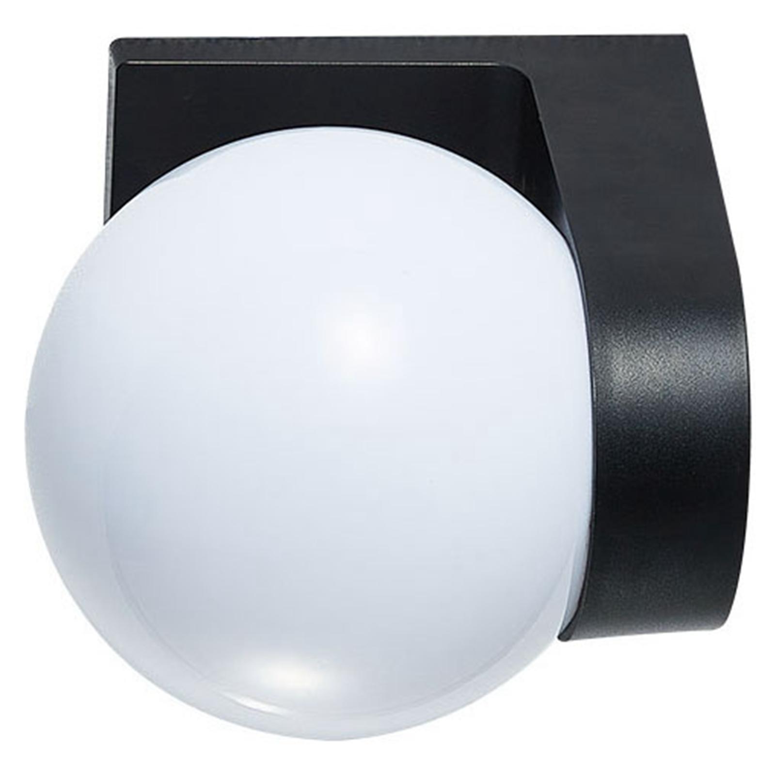 

Acrylic Round Lamp Shade with PC Plastic Base Waterproof Exterior Wall Mounted Sconce Lighting Fixture Milk White