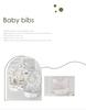 Waterproof Cotton Baby Apron: Stain-Resistant PU Reversible Bib with Pocket for Toddlers and Infants.