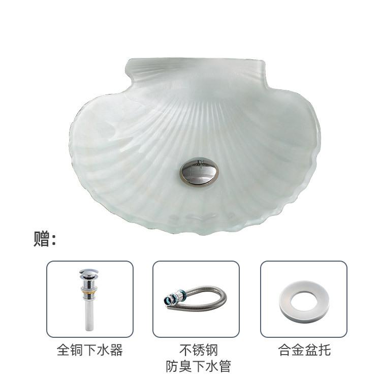 

Новий стиль ванної кімнати скляний умивальник туалет гребінець мистецтво над стійкою басейну умивальник