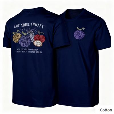 Crew Neck T - Shirt for Healthy Casual - Fruit Enthusiasts with Eye - Catching Fruit Print Classic Print New Arrival Tee S-4XL