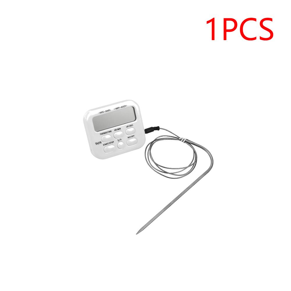 1-5PCS Digital Kitchen Meat Cooking Food Probe Oven Electronic BBQ Thermometer
