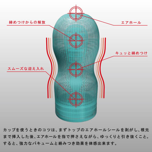 TENGA 3 Cup Set Soft Deep Throat Tube Rolling Head