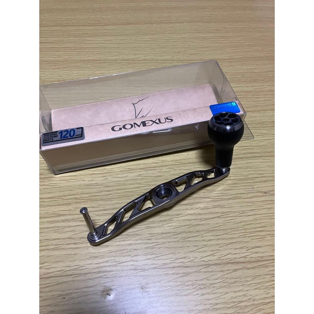 Used GOMEXUS bait reel double handle 120mm handle knob is p27