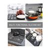 1pc Silicone Dish Drying Mat,Kitchen Utensil Drainage Mat Silicone Drain Pad For Kitchenwares And Tablewares