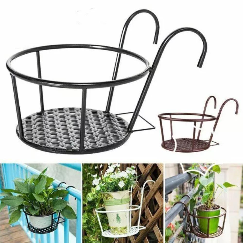 Garden Decoration Hanging Flower Stand Durable Hanging Suspension Rack Basket New Flower Pot Rack