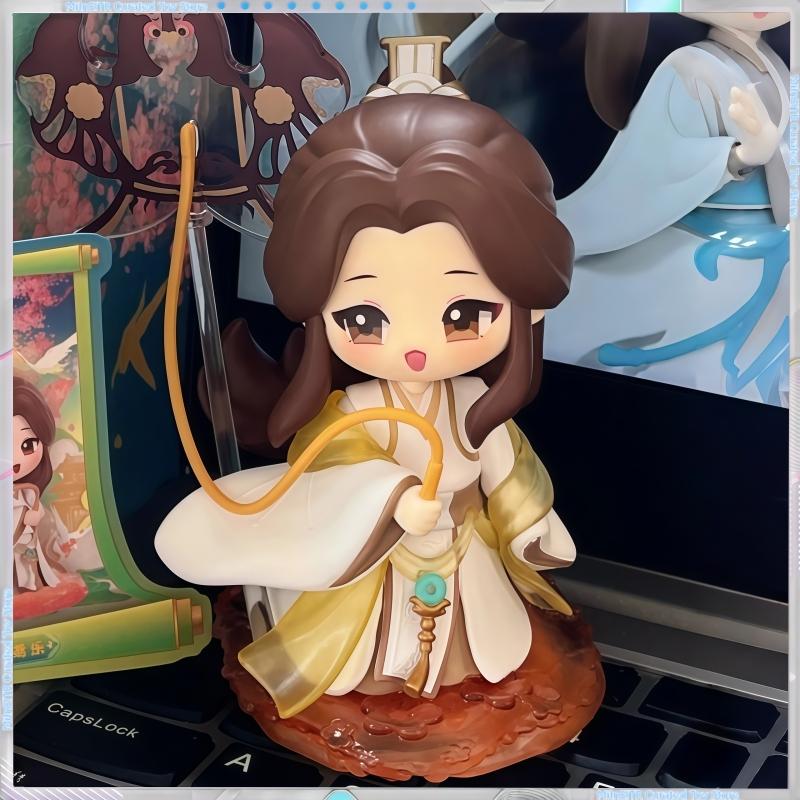 Dostępny Niebiańska Błogosławieństwo Seria Jaskrawych Kolorów Pudełko Niespodzianka Figurka Anime Xielian Huacheng Tgcf Model Zabawka