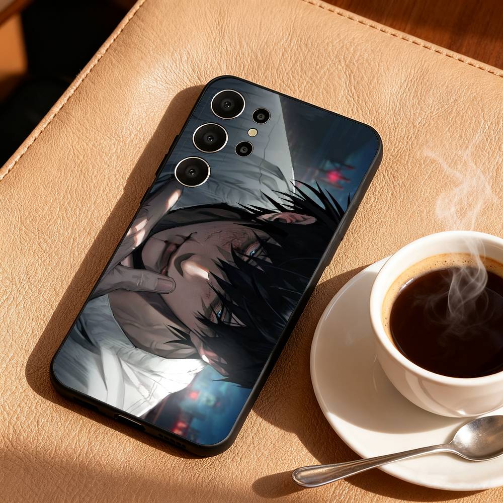 Toji F-Fushiguro Jujutsu K-Kaisen Phone Case For Samsung S26,S25,S24,S21,S22,S23,S30,Ultra,S20,FE,Lite,10,9,Black Cover