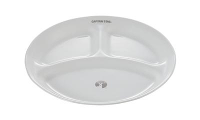 Captain Stag CS X Corelle Lunch and Dishwasher Outer Diameter 250mm X Height 25mm (CAPTAIN STAG) Plate, 26cm, Break-Resistant, Lightweight, Microwave,