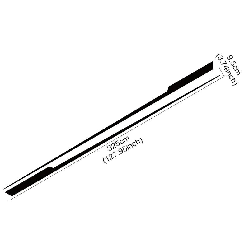 2PCS Car Sticker Long Stripe Sticker Car Side Skirt Body Door Decal Car Exterior Decoration Accessories For Toyota 4runner TRD