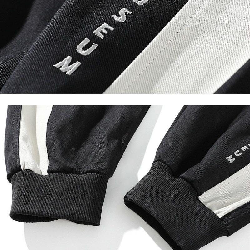 Pantaloni Cargo da Uomo Casual con Fibbia Multi Tasche Larghi Hip Hop