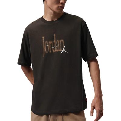 Brooklyn T-Shirts Herren Kontur Braun Rundhalsausschnitt Moderat IX1570-231