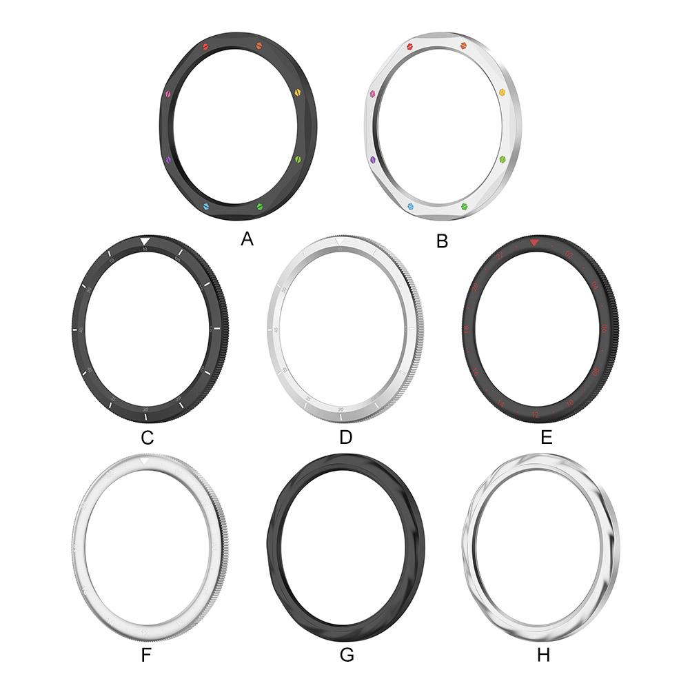Anello Lunetta in Metallo Guscio Lunetta Orologio Pellicola Protettiva Schermo in Vetro Temperato Cover di Ricambio Anello per Xiaomi Watch S4 ESIM/S3 ESIM