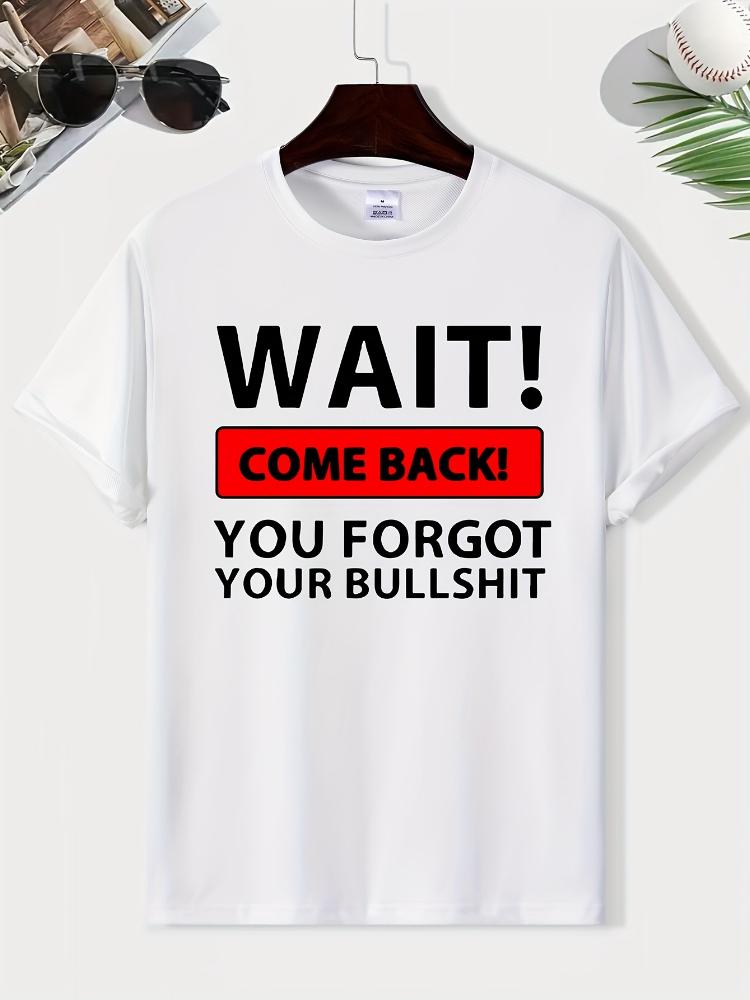 Trendy Bullshit pattern design 100 cotton summer casual Oneck shortsleeved mens printed Tshirt S