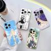Cute Chobits Phone Case Soft Transparent Case For IPhone 17 16 15 14 13 12 11 Pro Max Mini Plus Cover Case