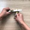 Door Hook Lock Sliding Door Lock Replacement Security Lock with Keys for Kitchen Balcony Accessories for 30-42MM Door Thickness