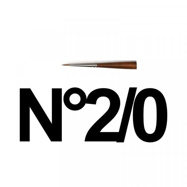 Pinceau Rond - Raphaël - Série 8900 - N°2/0 - Acrylique - Précision - 25 cm