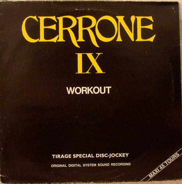 

12inch Record CERRONE Workout 600586 Malligator 1982 France Dance Electronica Used