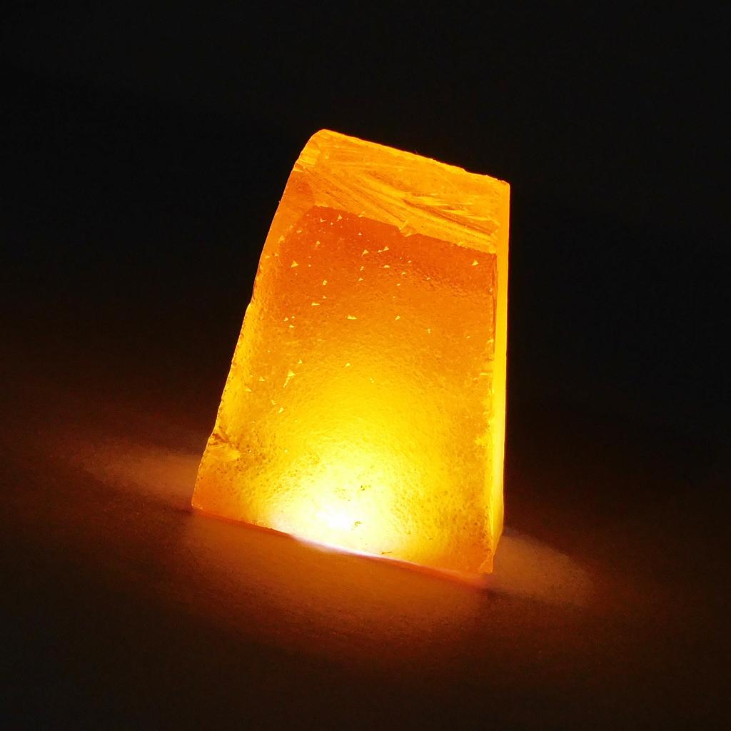 Orange Sapphire Rough 47.85 Ct Natural Earth Mined CERTIFIED Loose Gemstone P-240-Sa