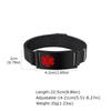 Medical ID Magnetic Strap Bracelet for Men Women,Engrave Stainless Steel ID Wristband,Type I/II Diabetes Jewelry