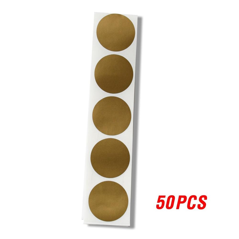 

50-300Pcs/Roll Golden Scratch Off Stickers Round Shape Labels Sticker DIY Handmade For Game Scratch Sticker Labels Stationery