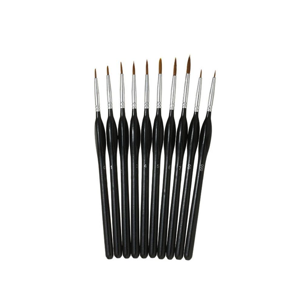 11/10pcs with Micro Tips Watercolor Brush for Fine Detail Hand Drawn Watercolor