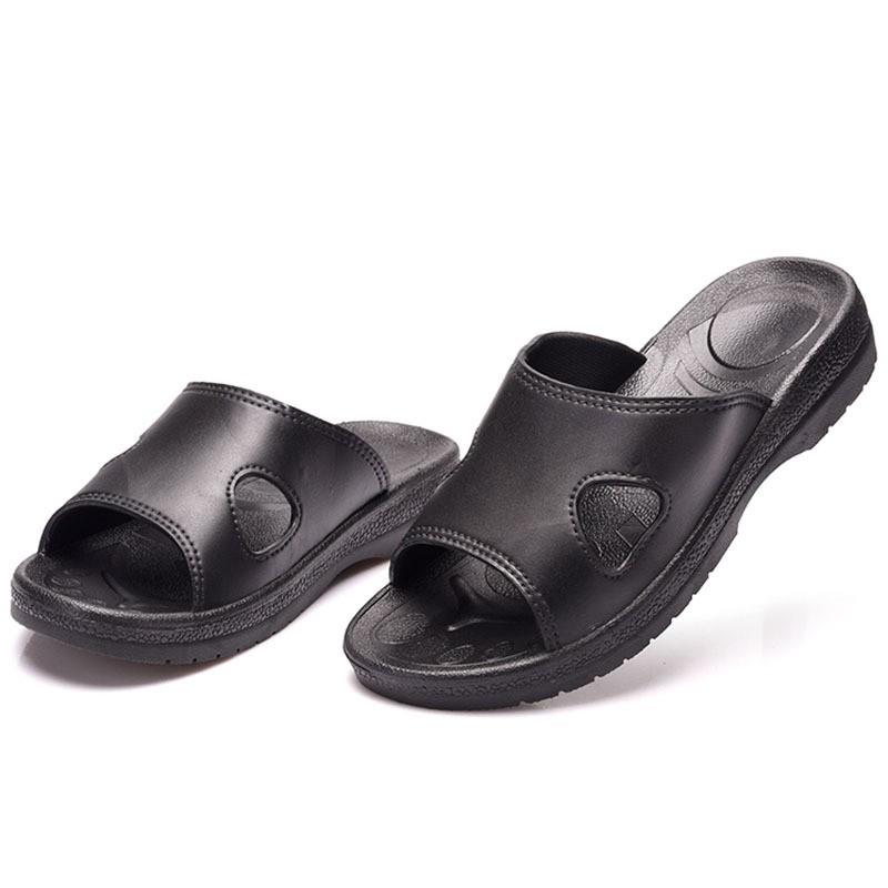 Anti-static Non-slip Dust-free Slippers - Comfortable, Breathable, Soft Sole Black Integrated; 36