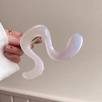 1pc Minimalist Style, Large Plastic Hair Clip Ideal for Stylish Women'S Hair Accessories, Hair Accessory Hair Clip