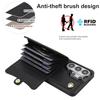For Samsung Galaxy S26 Ultra S26 Plus S26 Wallet Case PU Leather Flip Cover Card Holder Kickstand Long Lanyard Shockproof Case