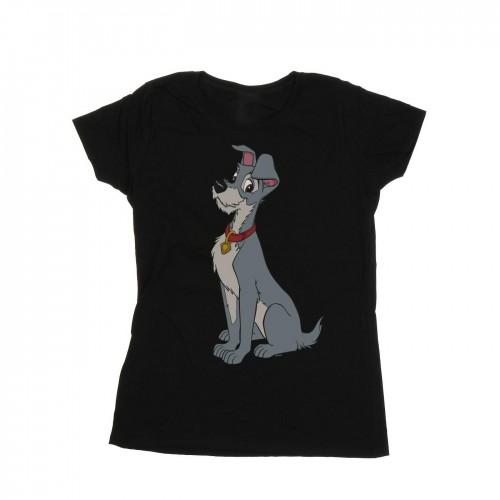 

Disney Womens/Ladies Lady And The Tramp Spaghetti Heart Cotton T-Shirt білий