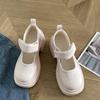 French retro platform Mary Jane small leather shoes women's 2025 new summer versatile skirt thick heel light mouth single shoes