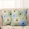 1 pieces -2D flat printing Floral Patterned Throw Pillow Cushions Decorative Polyester pillowcase, sofa decorative cushion cov