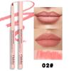 Monochromer drehbarer Lipliner, Lippenstiftstift, Make-up, nicht leicht zu entfärben, langanhaltender wasserfester matter Konturen-Lipliner