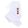 Queen New Womens Tracksuit Trousers Casual Jogging Fitness Sweatpants Street Versatile HighQuality Simplicity Pants
