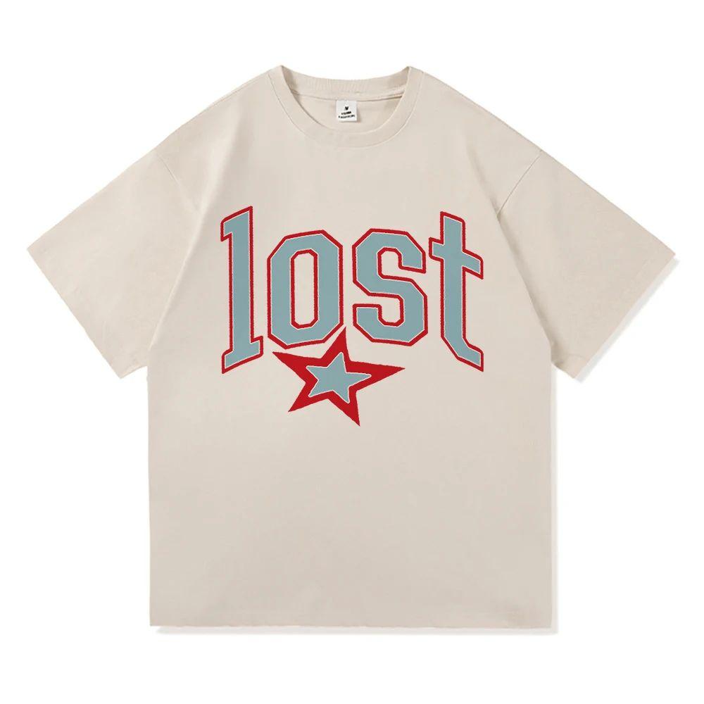 High Street Harajuku Clothing Mgk Lost Americana Album TShirt 2025 Song Cliche Retro High Quality Clothes Vintage Cotton TShirts