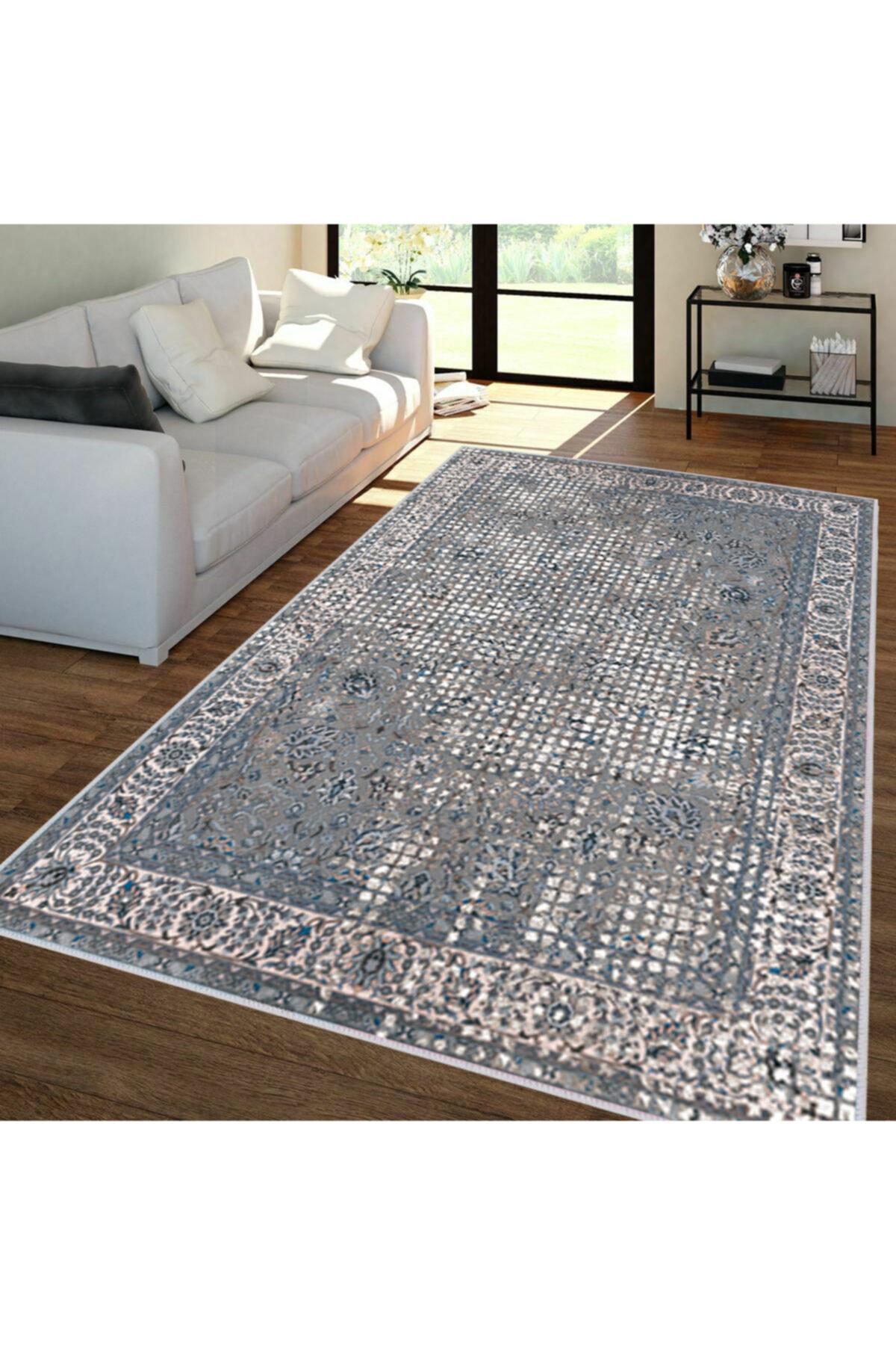 

Rovigo Home Washable Printed Carpet RVG1345-HT250 50x80 серый