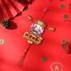 Cute Chinese God of Wealth Fridge Magnets Festive Traditional God of Wealth Refrigerator Magnet Cartoon Spring Ears