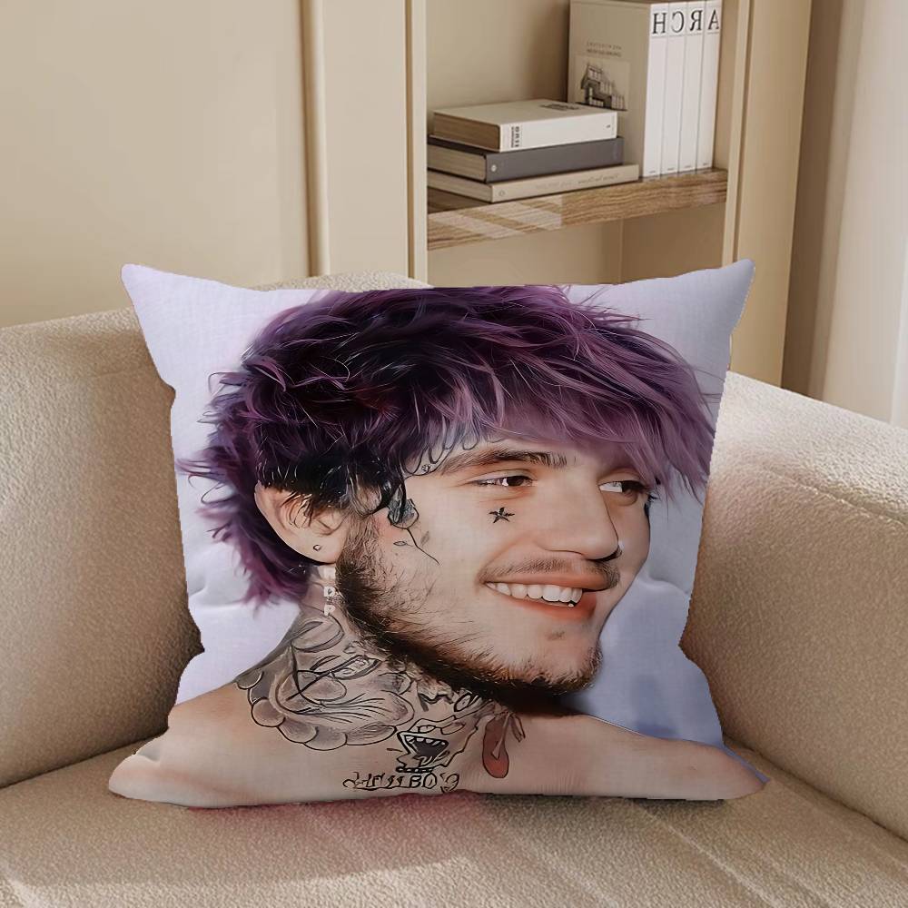 L-Lil P-Peep Heißer Sänger Kissenbezug Abnehmbar Waschbar Kissenbezug – Ganzjährig Weiche Leinen