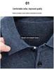 Men's Autumn/Winter Business Casual Loose Knit Sweater with Thickened Lapel