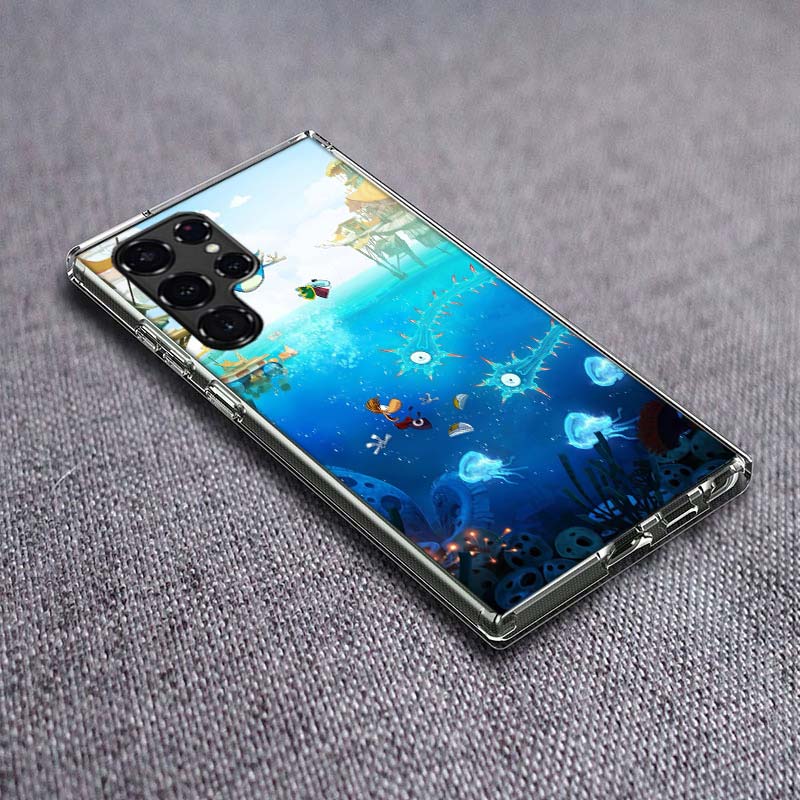 Spiel Rayman Legends Handyhülle Für Samsung Galaxy S24 S23 S21 S20 FE S22 S26 Ultra S25 Edge S10 Plus Hülle Klar TPU Capa Schale