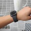 For Apple Watch Bands 46mm 44mm 41mm 40mm 45mm 42mm Silicone Correas Bracelet Iwatch Series 10 9 8 7 6 SE 3 11 Glass+Case+Strap