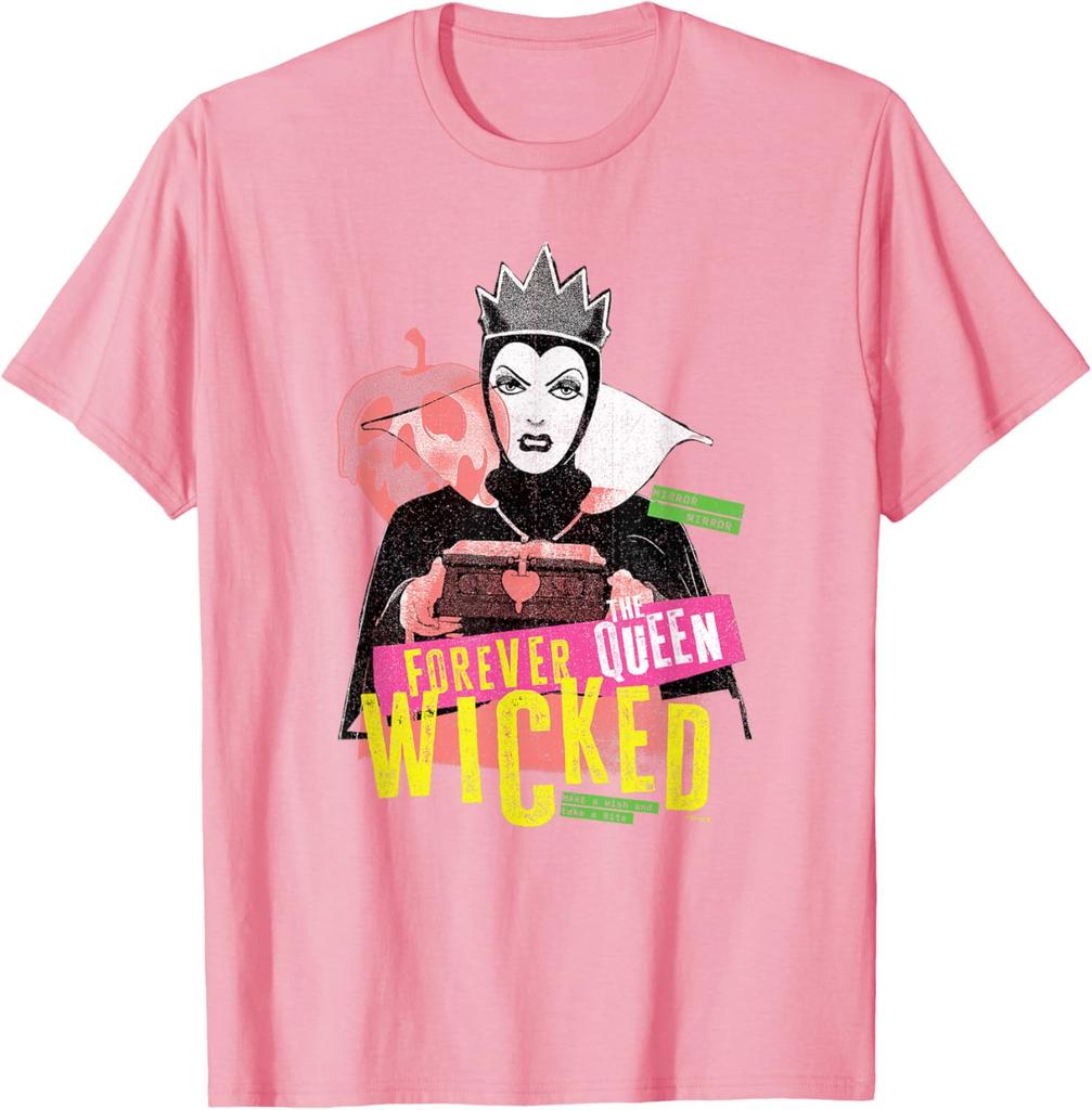 Villains Snow White Evil Queen Forever Wicked Band T-Shirt Unisex