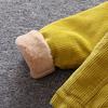 Cord-Reversjacke Warme Baumwollmäntel Kinder Jungen Jacke Mantel Oberbekleidung Cordmantel für Jungen Mädchen