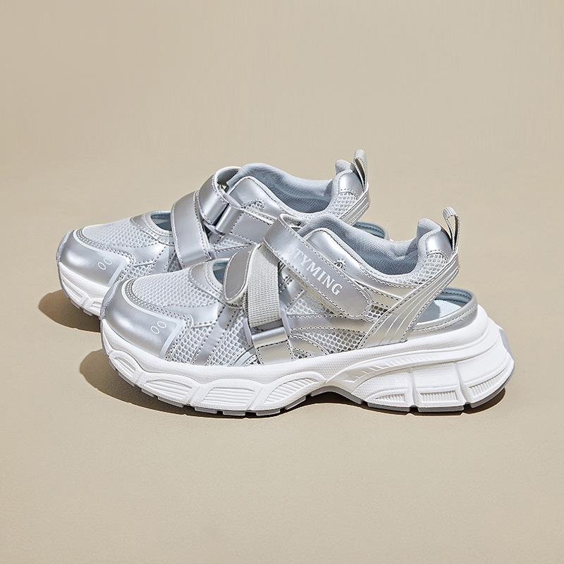 New Dad Shoes Women's Summer Student Sports Running Casual Mesh Heightened and Breathable