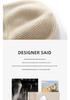 Unisex Winter Cashmere Knit Wide Fit Head Wrap Hat