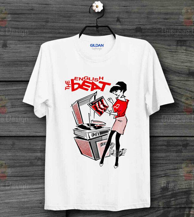 

THE ENGLISH BEAT RUDE GIRL LOGO THE BEAT 2 TONE SKA Ретро Унисекс Футболка B175 4XL