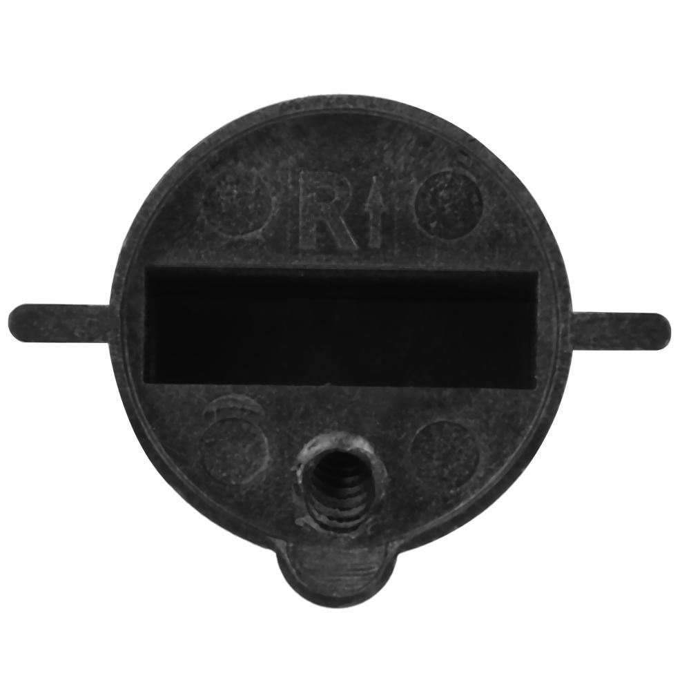 6pcs Plastic Cup Plug Surfboard   Round Surf Fin Plug   Box Fin Plug & Screw Key(Black)