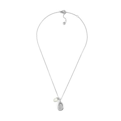 AGNETHE PEARL White Freshwater Pearl Pebble Pendant SKJ1831040 [Skagen] Women's & Necklace,