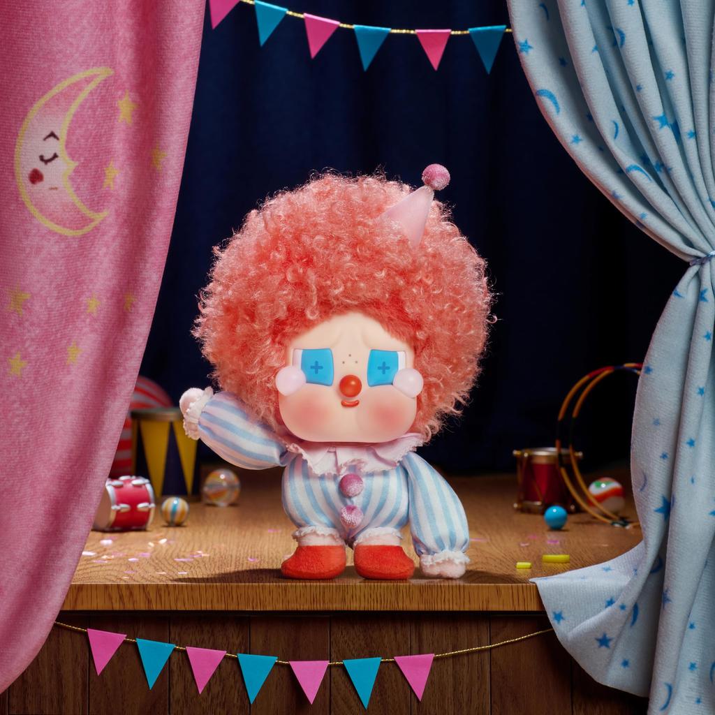 POP MART WHY SO SERIOUS Series - Crybaby Vinyl Plush Blister Pack, 8.25" Tall, Modern Home Decor Toy, Desk Accessory Collectible Toy Set, 1 Piece