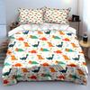 Cartoon Dinosaur Bedding Set Kids Multiple Sizes Kid'S And Adults' Bedroom Exquisite 3Pc Bedding Set, Gift