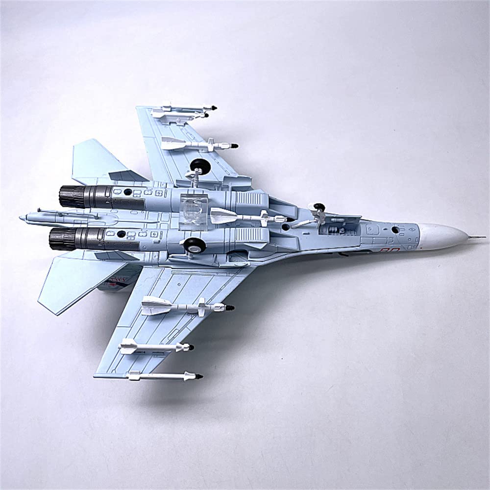 SU-27 Flanker Heavy Aircraft 1:100 Model Simulation Fighter Aviation Military Science Display Model